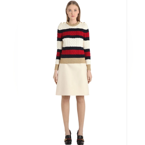 GUCCI Metallic Wool Sweater XS - Picture 6 of 6